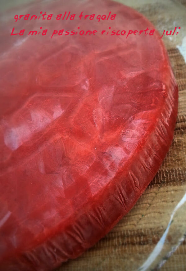 Granita di fragole bimby