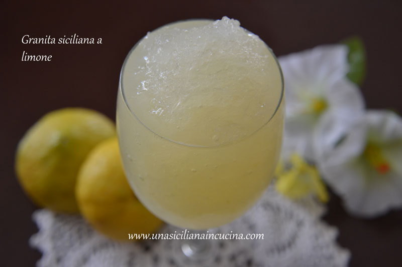 Granita limone siciliana