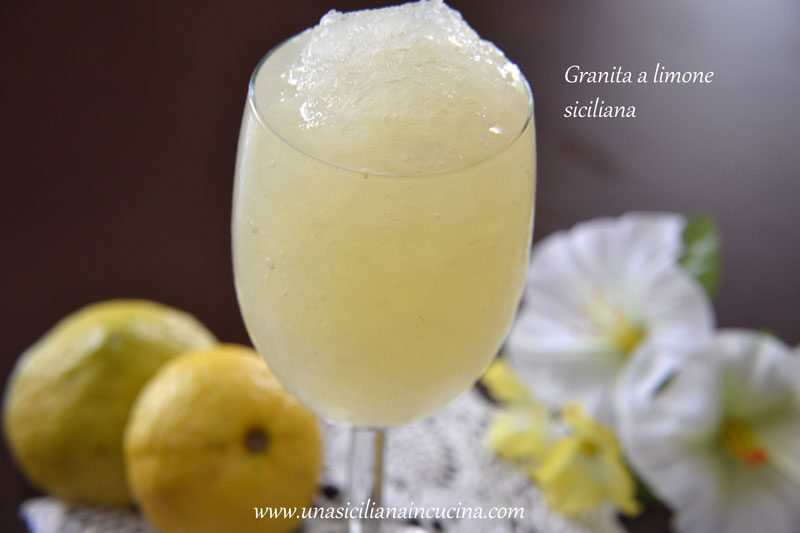 Granita siciliana limone