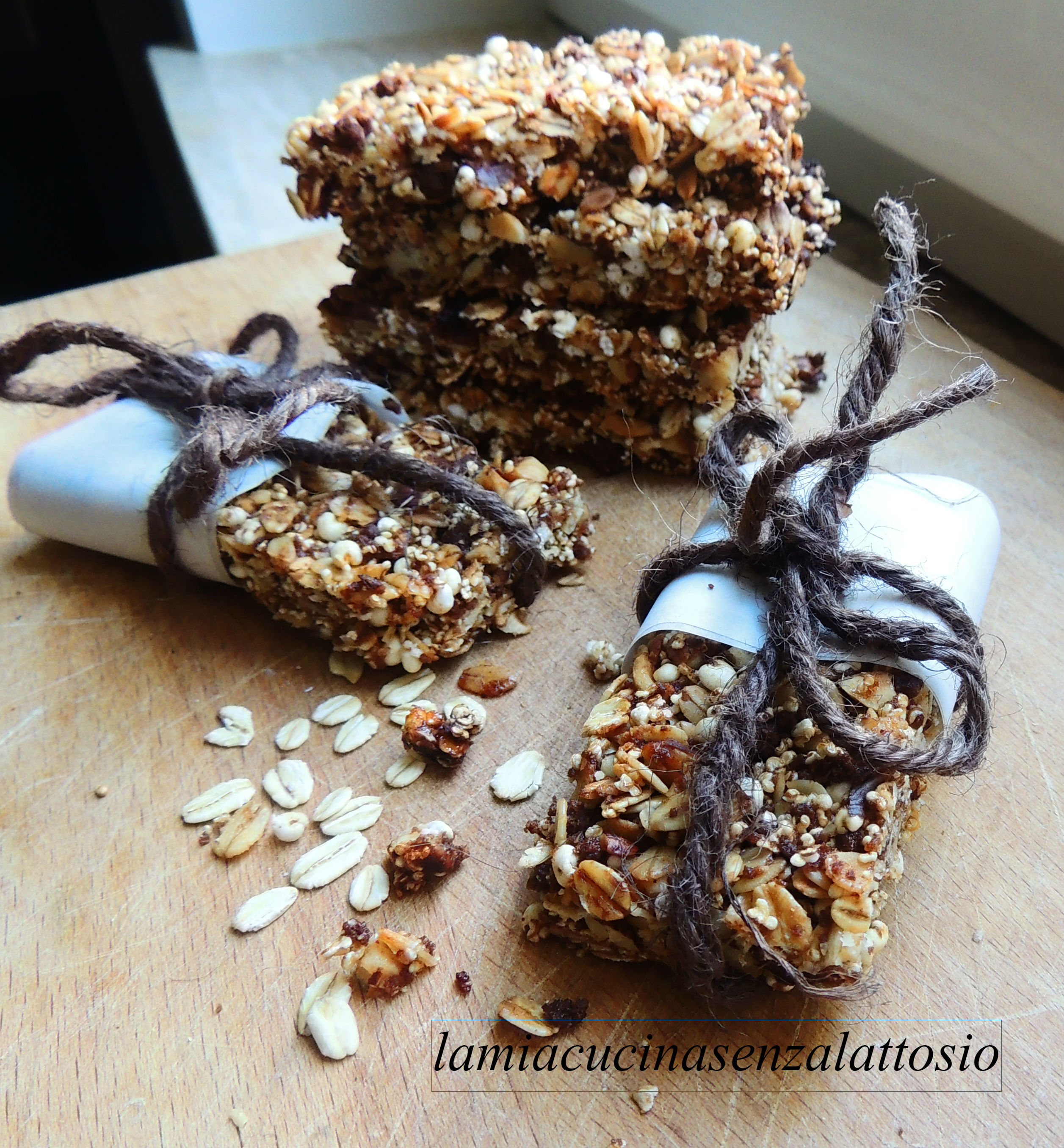 Granola bars – barrette di granola – senza lattosio