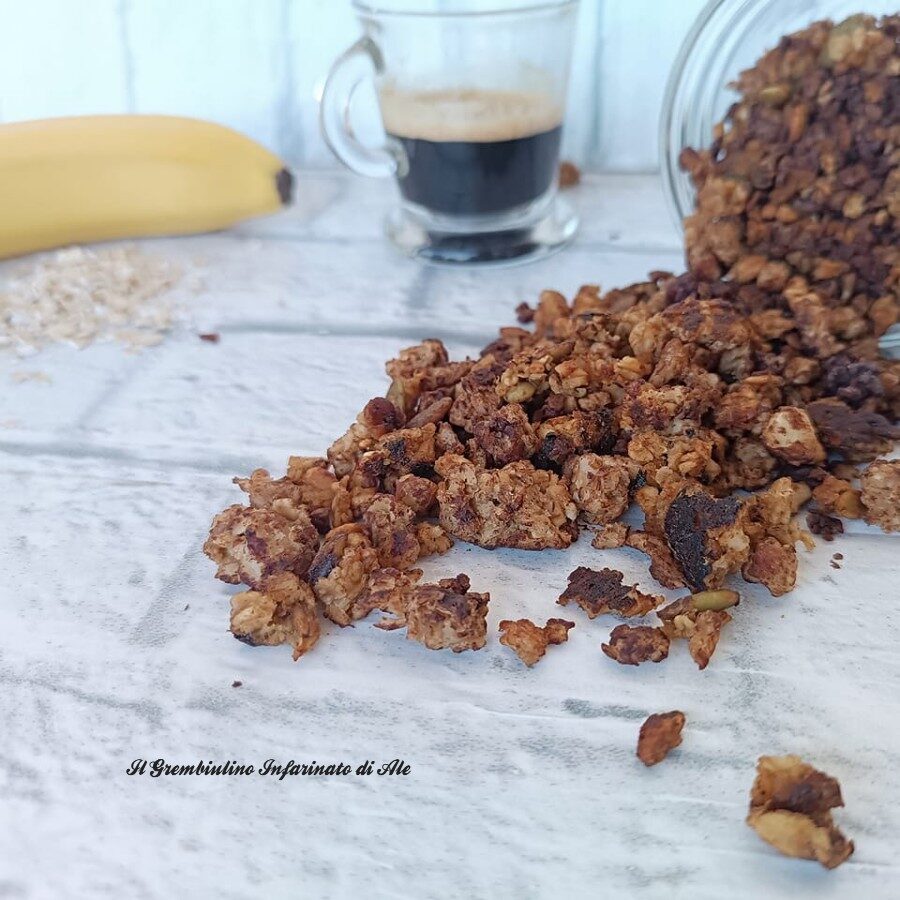 Granola homemade alla banana