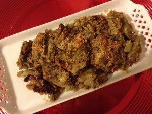 Gratin ai carciofi