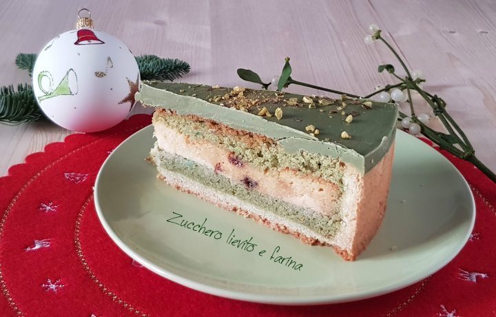 Green surprise, crostata di panettone