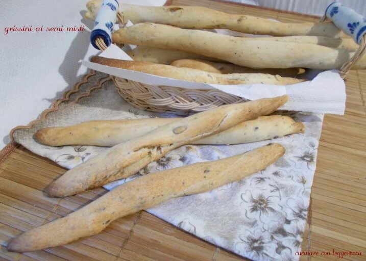 Grissini ai semi misti – lievito madre