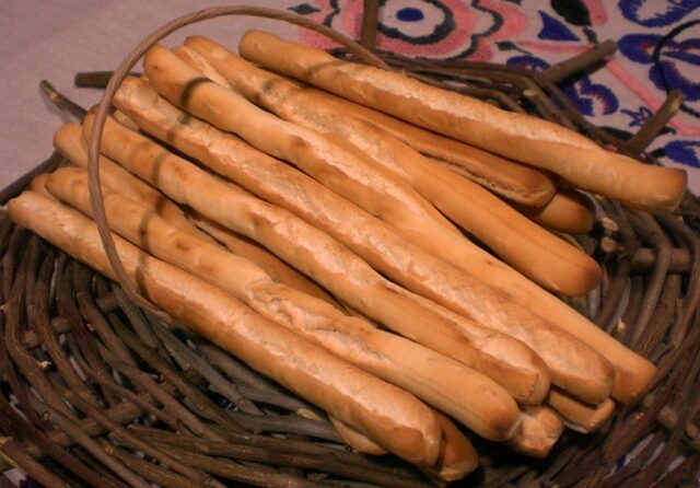 Grissini con farina di mais