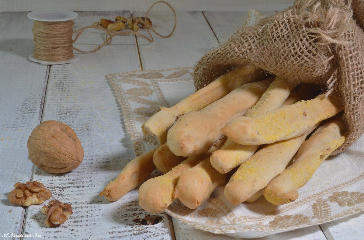 Grissini con le noci
