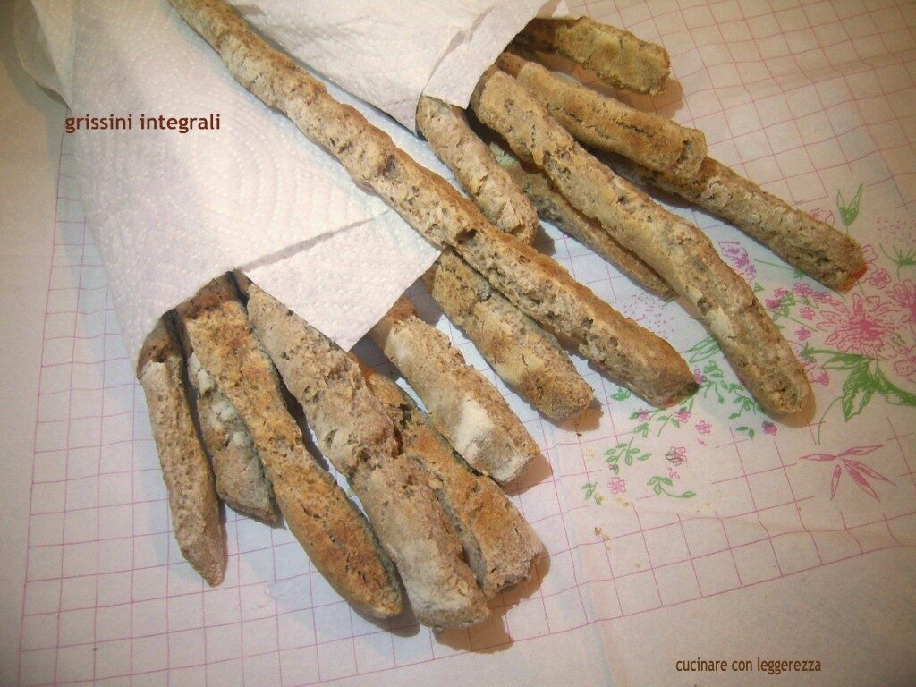 Grissini integrali – lievito madre