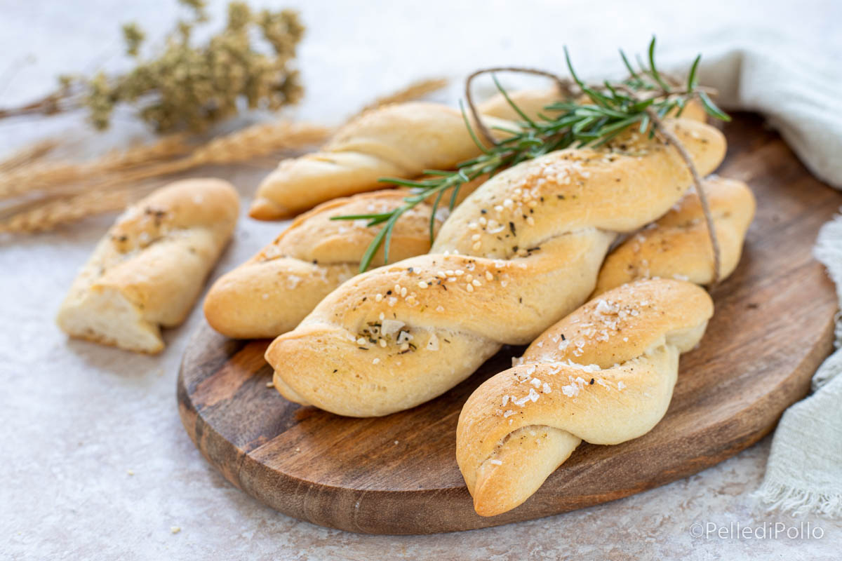 Grissini rustici semplici (big fat breadsticks)