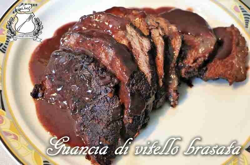Guancia di vitello brasata al vino rosso