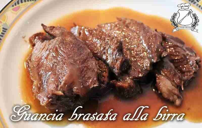 Guancia di vitello brasata alla birra
