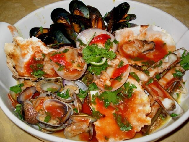 Guazzetto ai frutti di mare (per 4)
