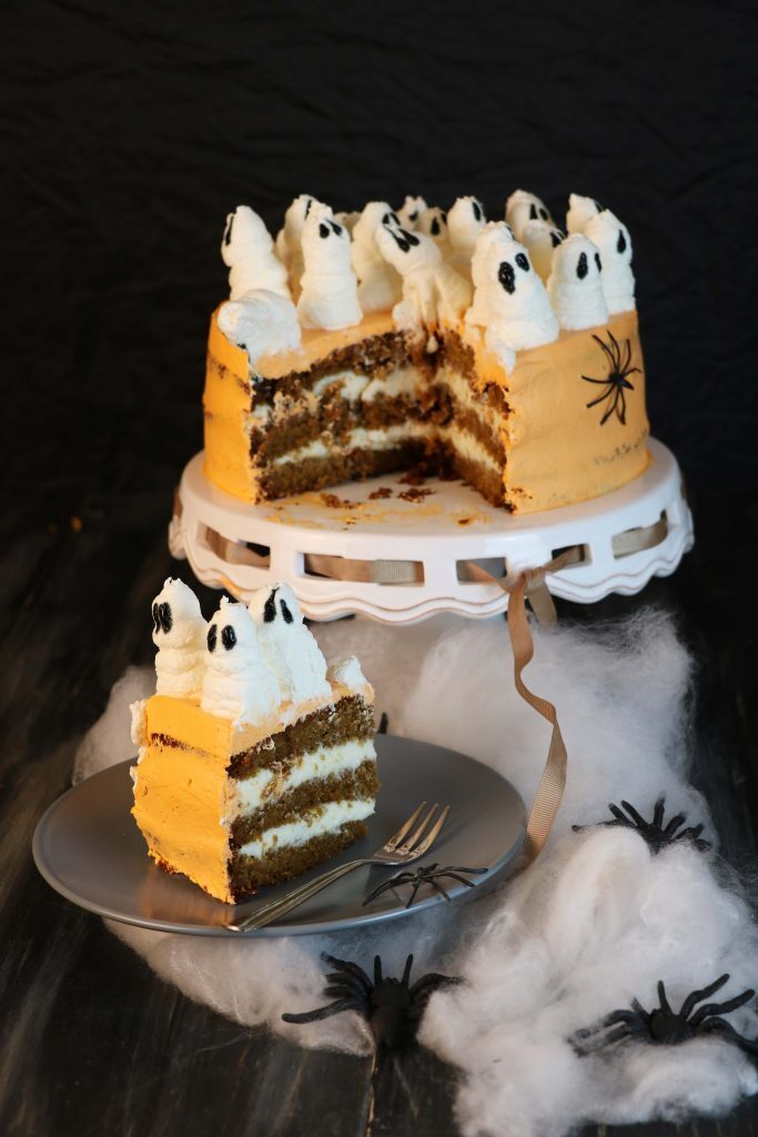 Halloween carrot cake