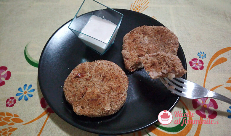 Hamburger di fagioli vegetariani