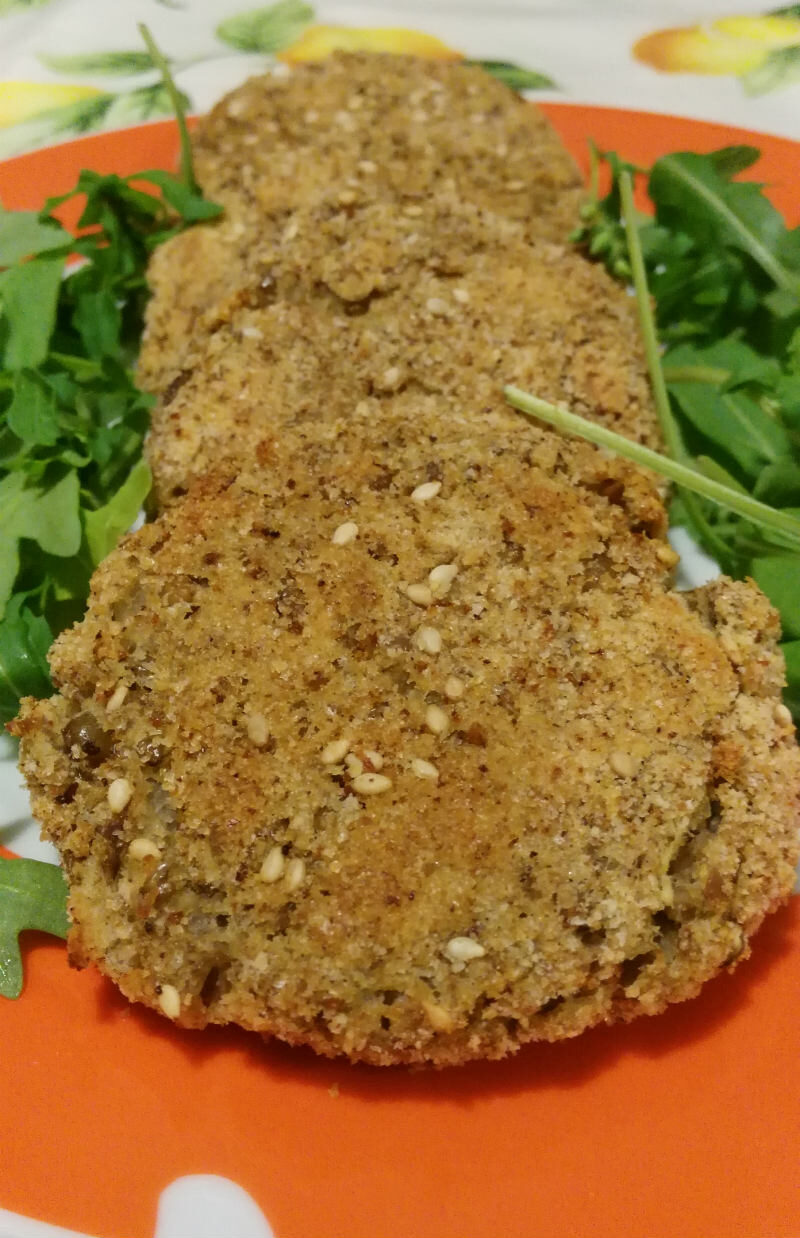 Hamburger di lenticchie. 100% ricetta vegana
