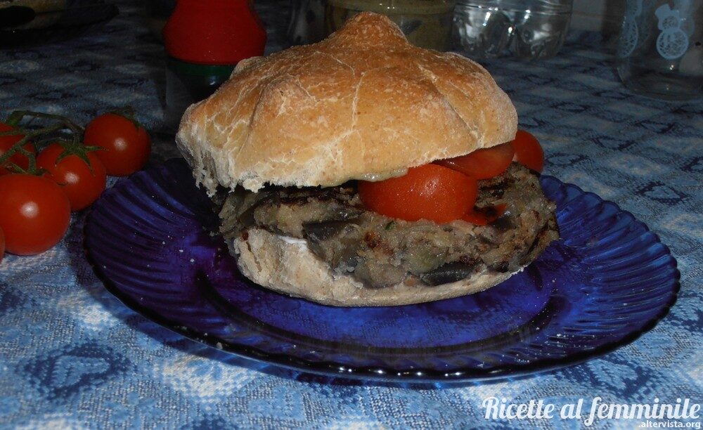 Hamburger di melanzane light (senza uova)