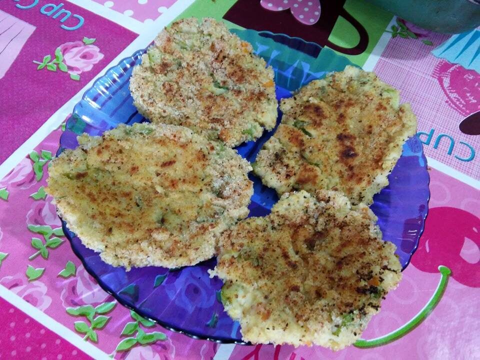 Hamburger di miglio e verdure