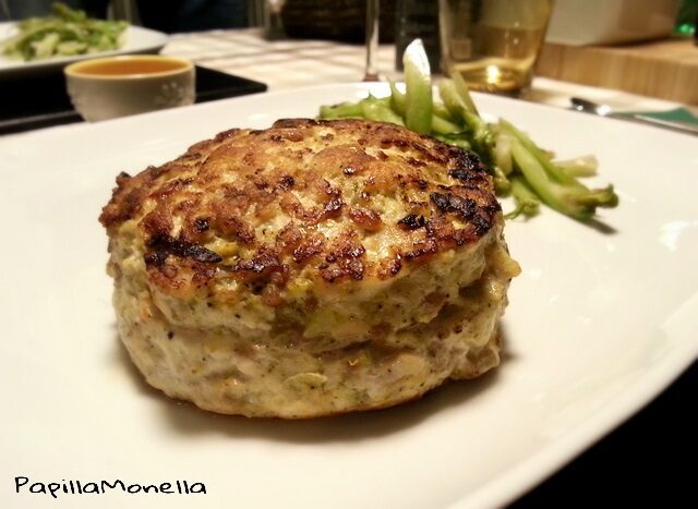 Hamburger di pollo con sorpresa