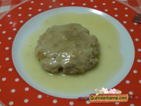 Hamburger di polpette al limone