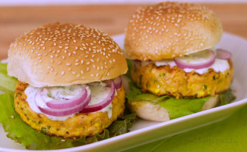 Hamburger di salmone