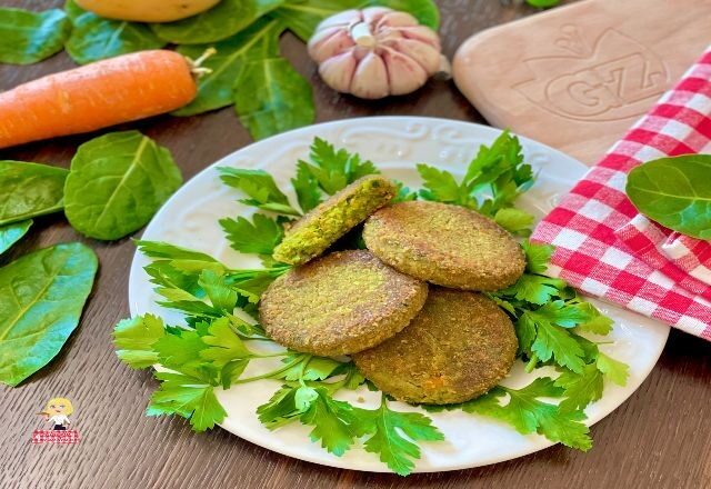 Hamburger di spinaci