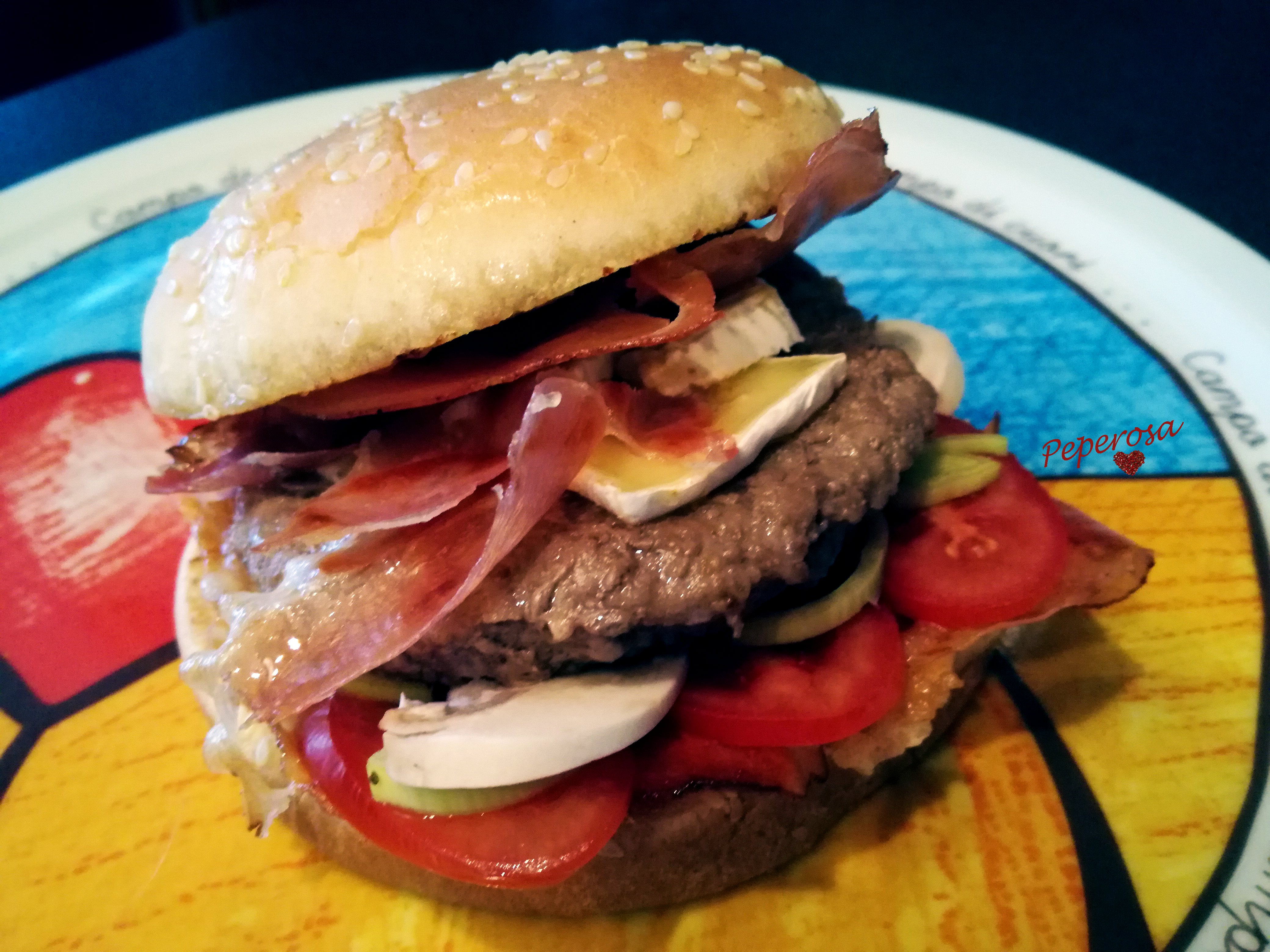 Hamburger speck e brie