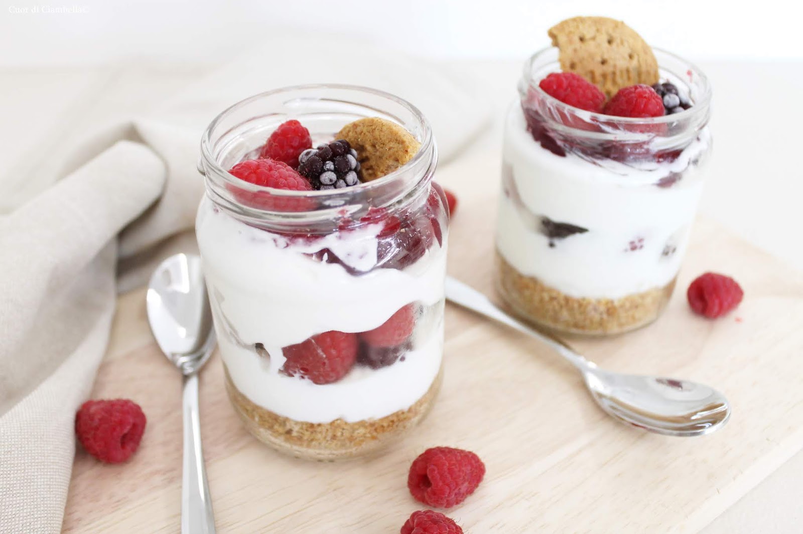Healthy (high protein) breakfast skyr cheesecake