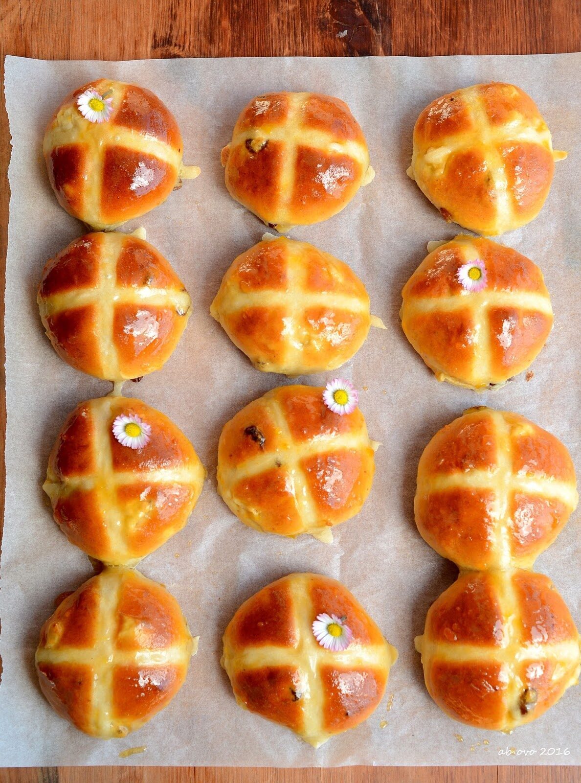 Hot cross buns (ricetta di paul hollywood)