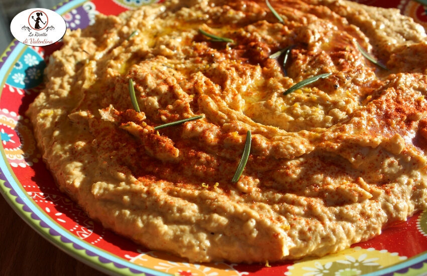 Hummus di ceci e yougurt greco