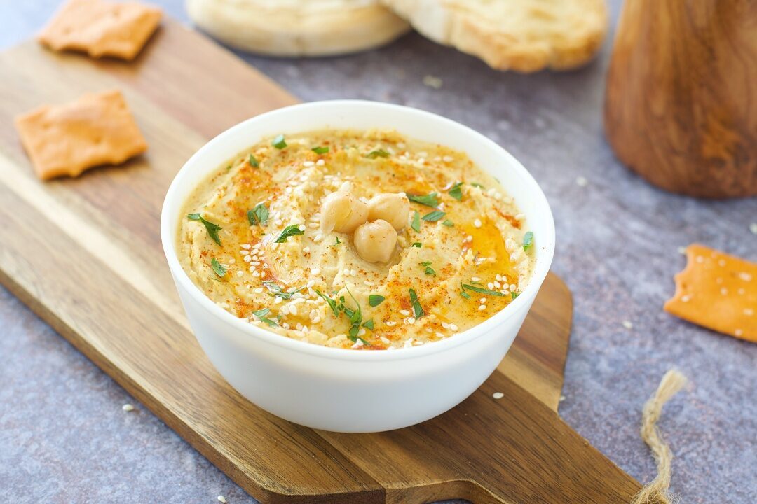 Hummus di ceci facilissimo con tahina