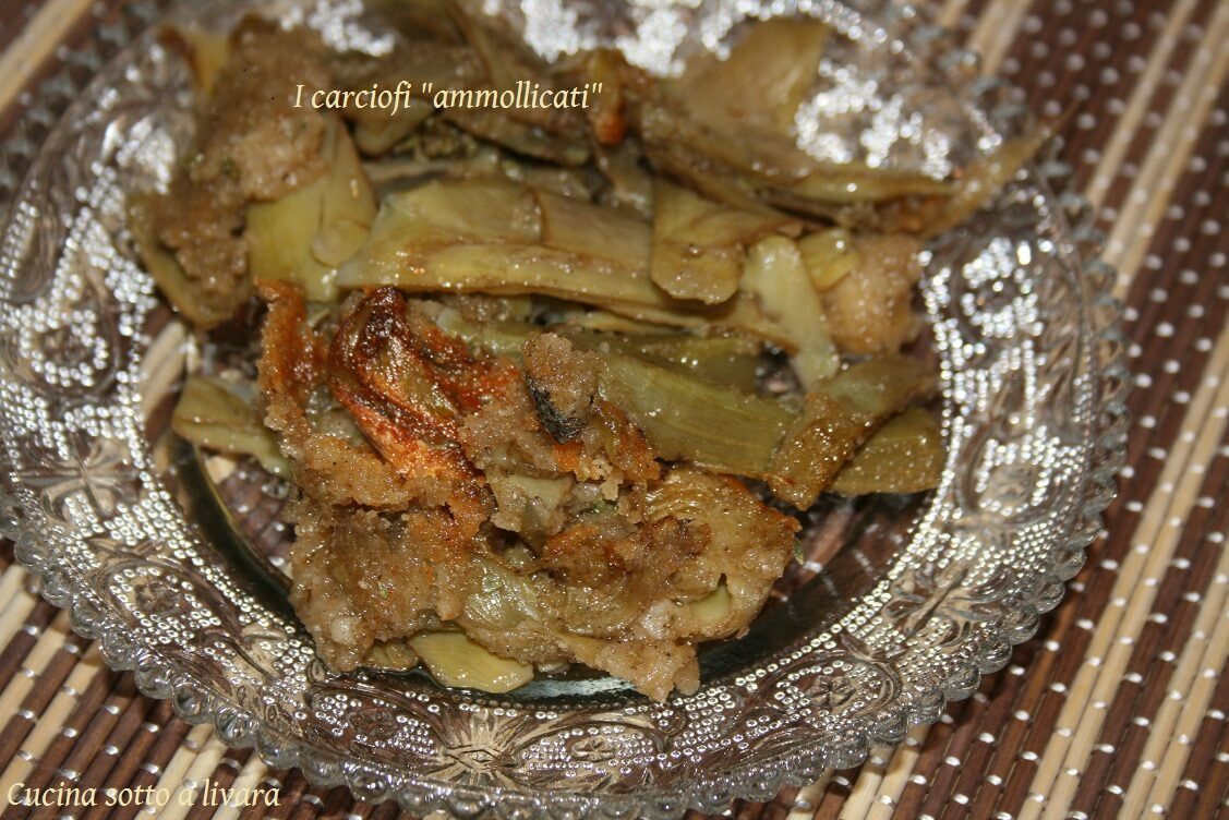 I carciofi ammollicati
