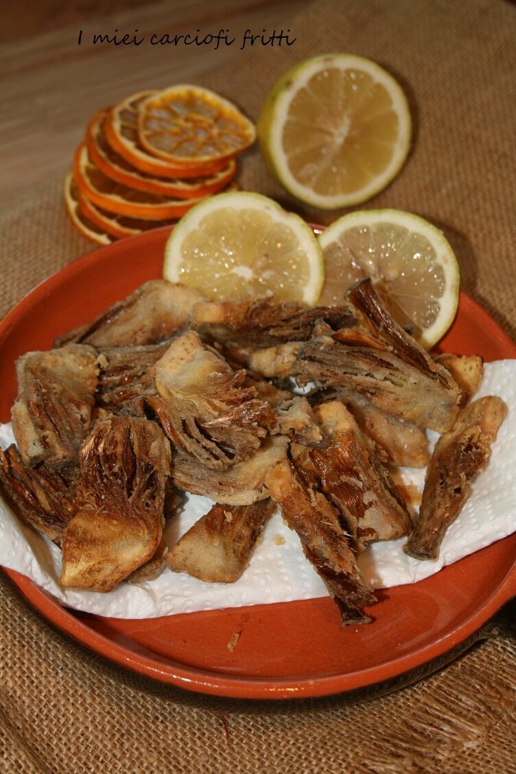 I carciofi fritti