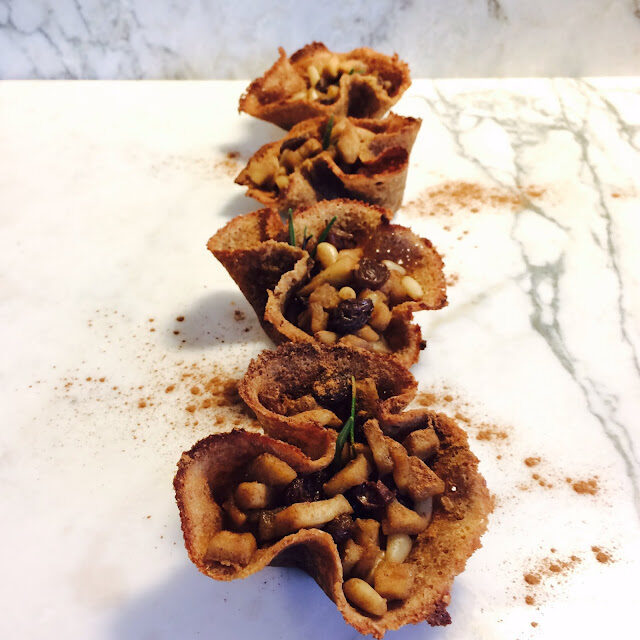 I miei cestini integrali ripieni di strudel