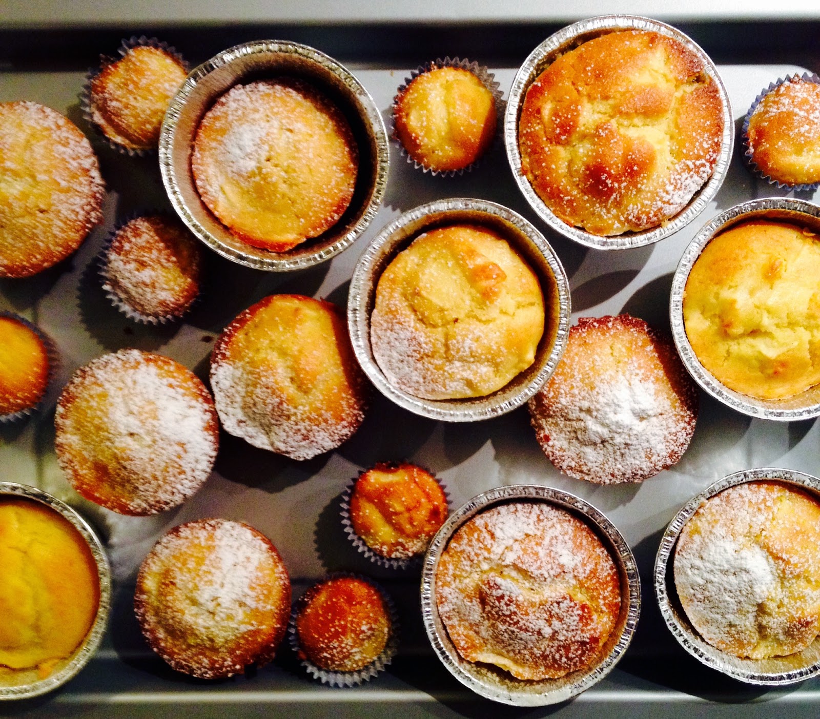 I miei muffin alle mele, senza burro