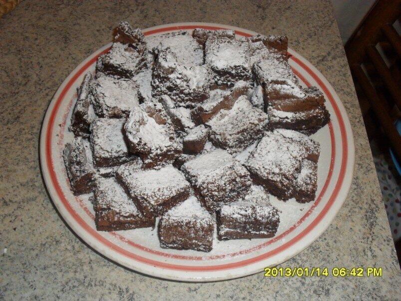I quadrotti al cioccolato di vittoria