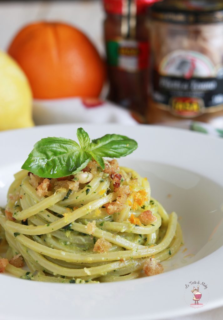 Iasa experience: spaghetti con pesto agli agrumi e tonno