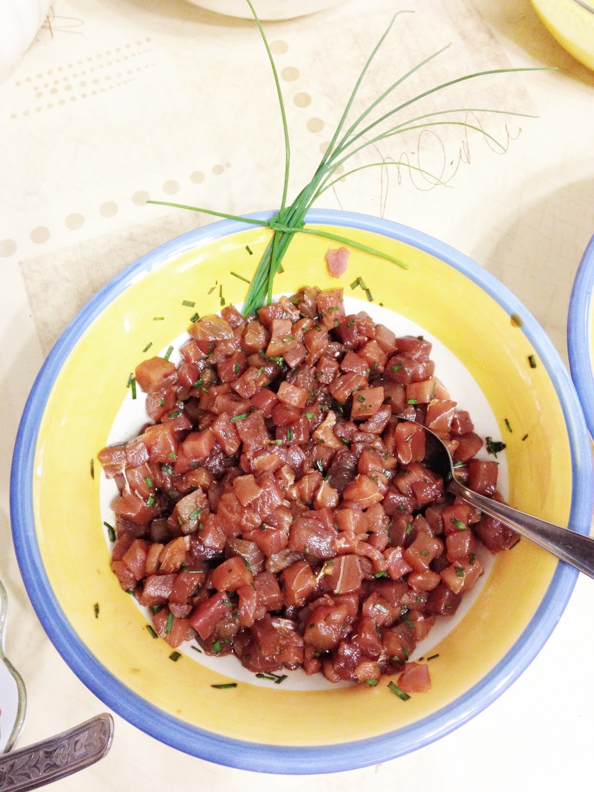 Il calendario del cibo italiano: la mia tartara di tonno