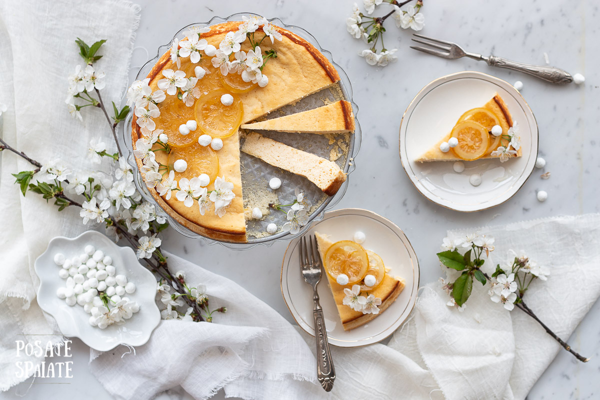 Il fiadone corso, la torta di ricotta al limone {senza glutine}.