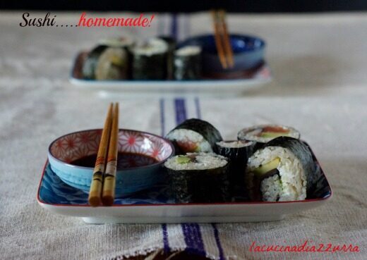 Il mio sushi….homemade!!!!