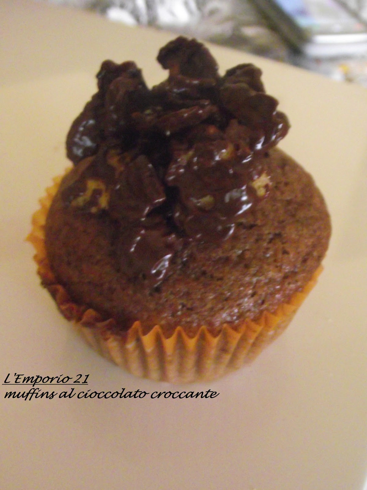 Il muffin al cioccolato croccante e il volo d’angelo