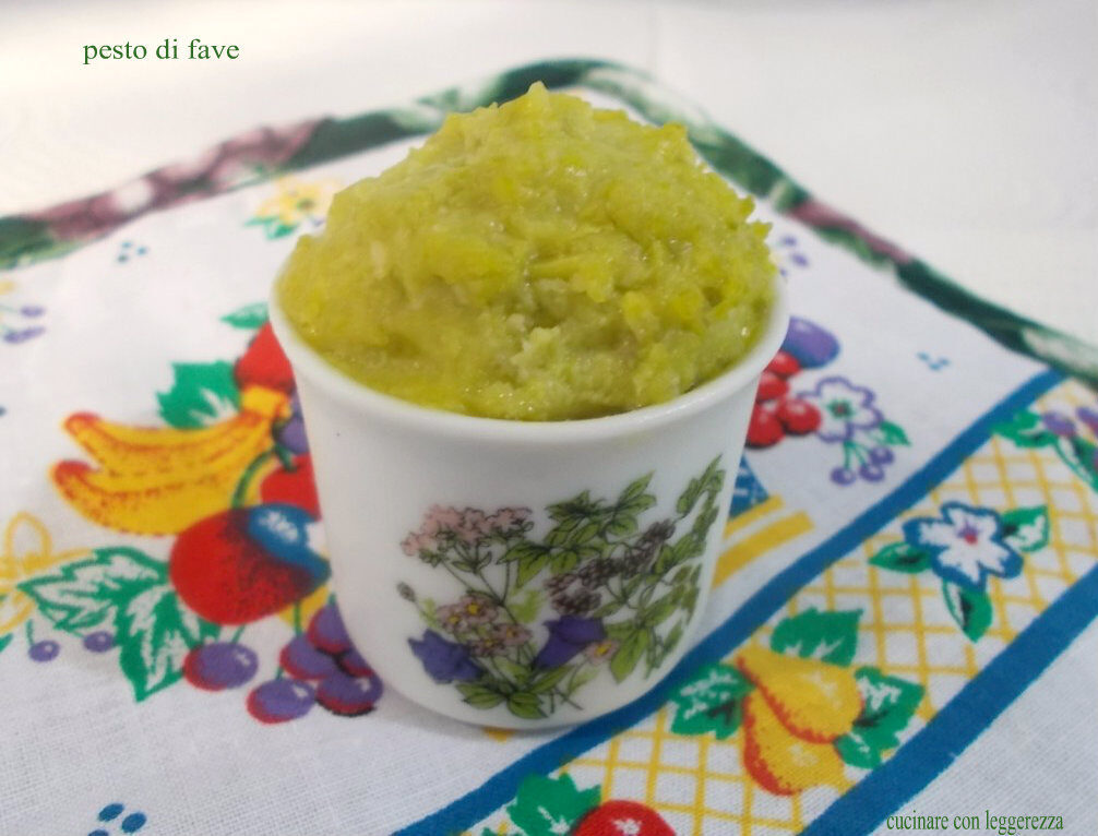 Il pesto di fave