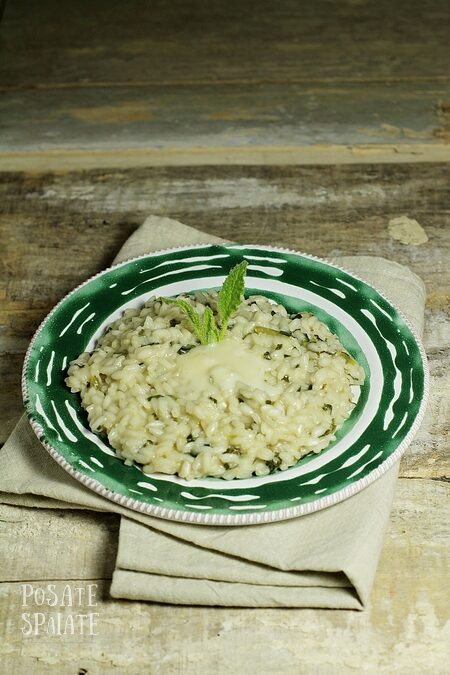 Il risotto con la borragine e il gorgonzola di novara
