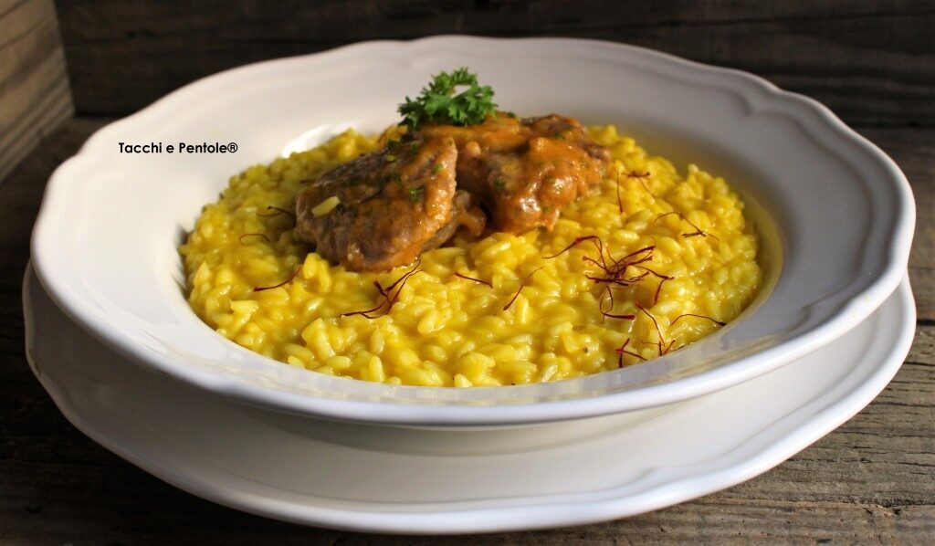 Il vero risotto alla milanese con ossobuco