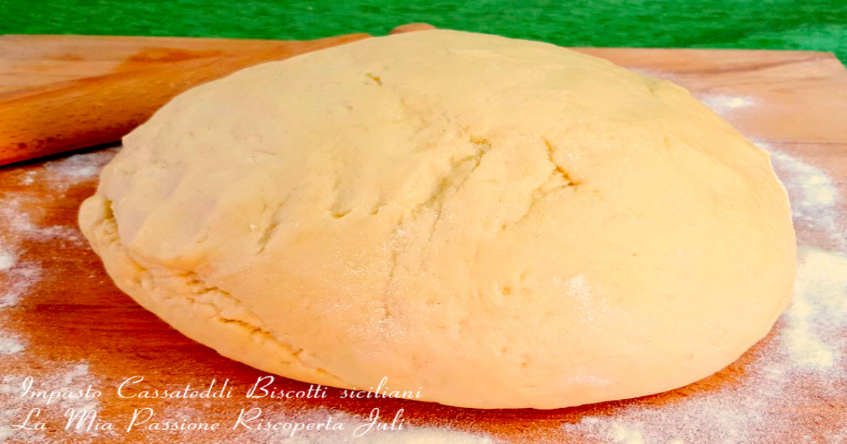 Impasto cassatelli biscotti siciliani