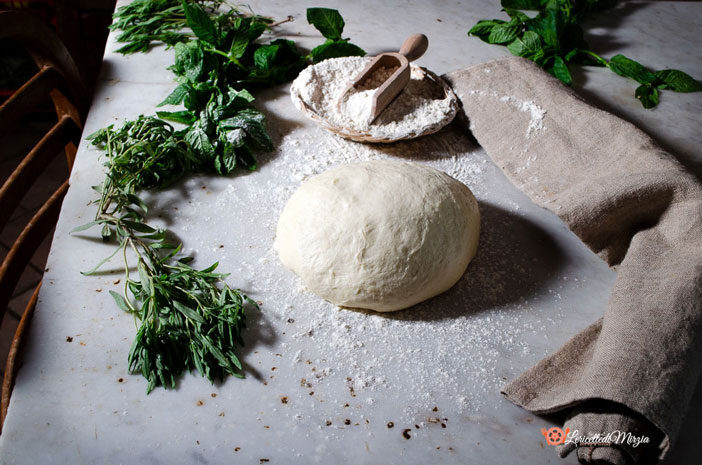 Impasto per pizza con farina manitoba