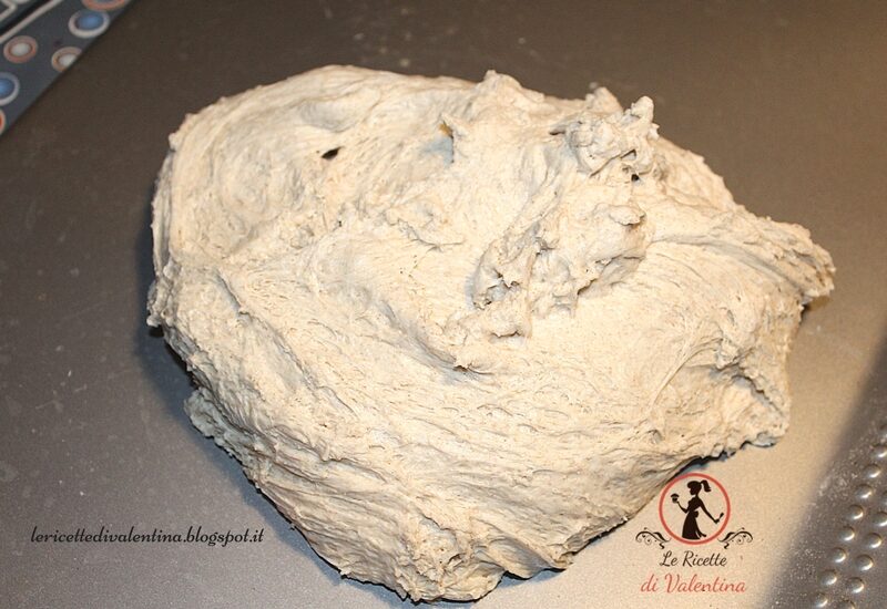 Impasto per pizza con la farina petra 3 del molino quaglia, lavorato con il bimby
