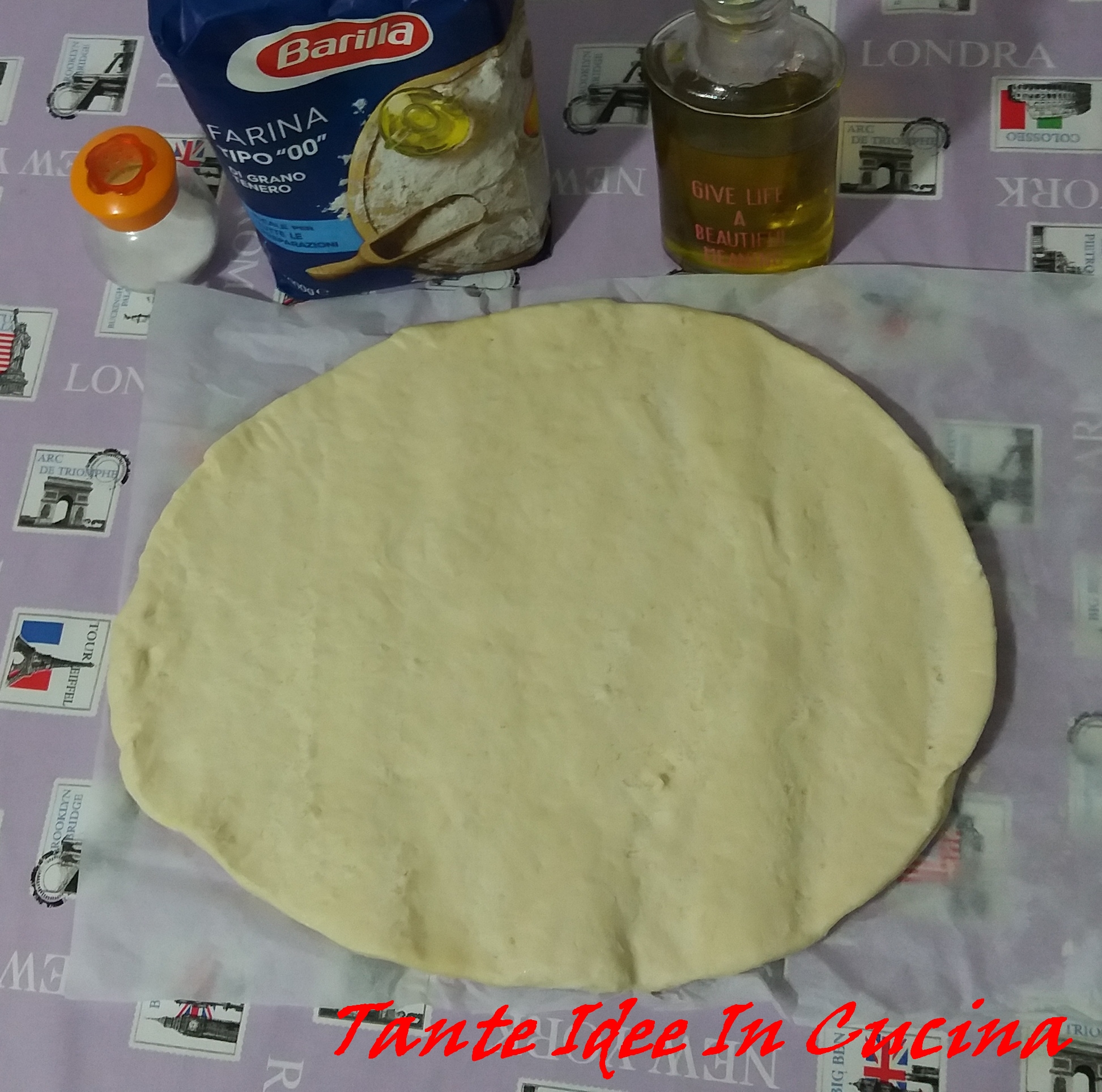 Impasto per pizza, focaccia e calzone