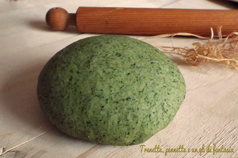 Impasto per pizza verde