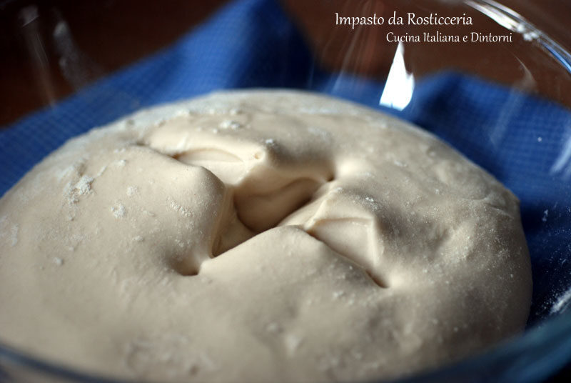 Impasto per rosticceria con pasta madre