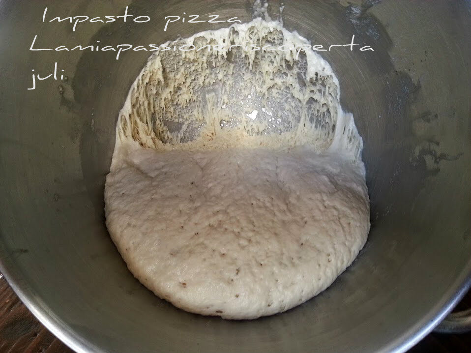 Impasto pizza.