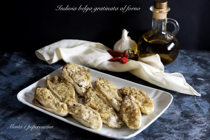 Indivia belga gratinata al forno